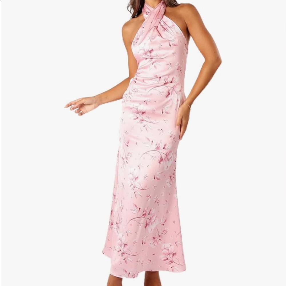 Petal & Pup Mila Halterneck Dress
